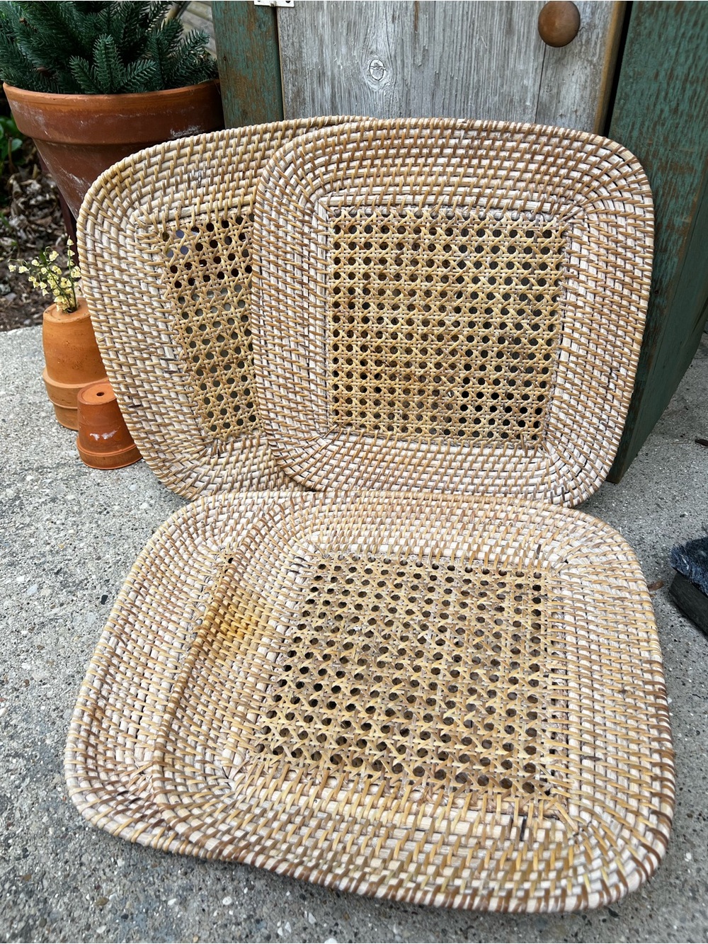 Wicker Rattan Placemats